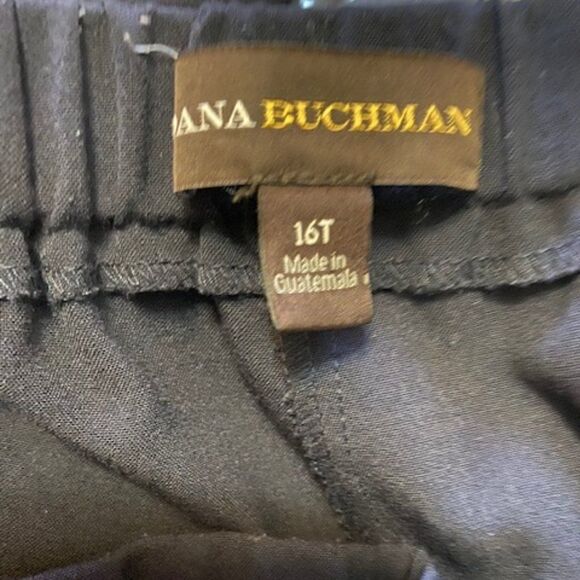 Dana Buchman Navy Blue pull-on side pockets trousers, size 16T - Picture 3 of 3